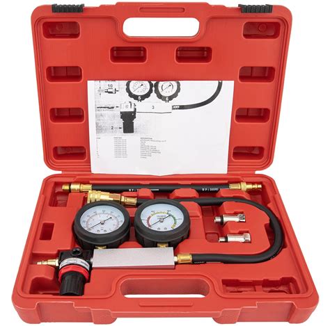 Amazon Cylinder Leak Down Tester Dual Gauge Leakdown Detector Kit