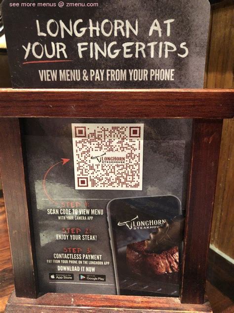 Online Menu Of Longhorn Steakhouse Restaurant Waterford Connecticut 06385 Zmenu