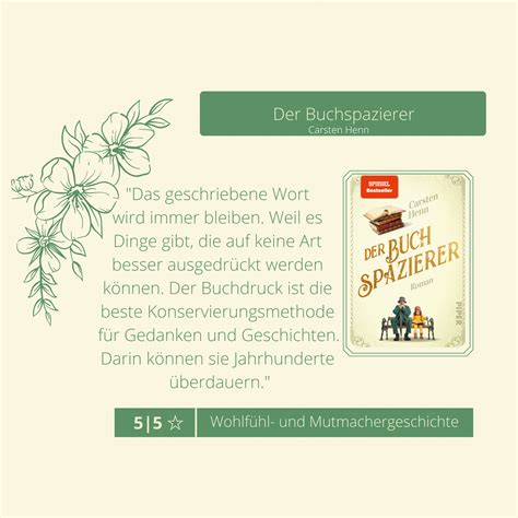 Buch Rezension Der Buchspazierer Von Carsten Henn Aspera8Astra