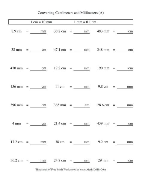 5th Grade Conversion Worksheets Pin On Education Activities