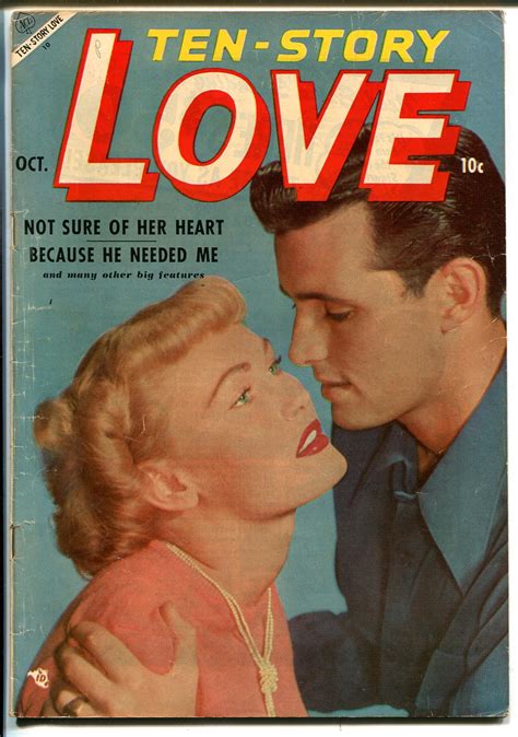 Ten Story Love Vol 32 5 1953 Ace Former Pulp Spicy Romance Art Photo Cover Vg 1953 Comic