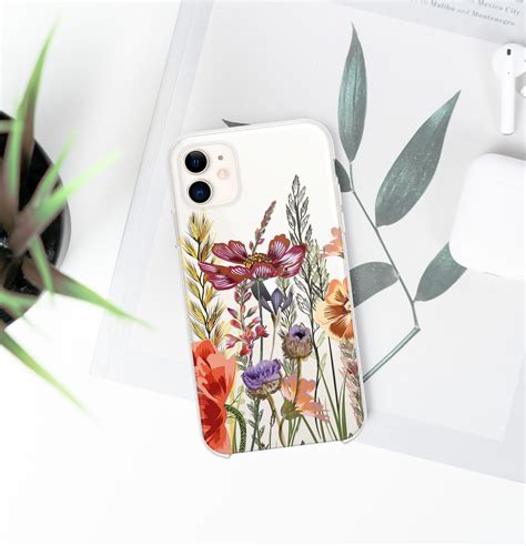 Wildflowers Iphone Pro Max Case Screen Protector Cases Etsy