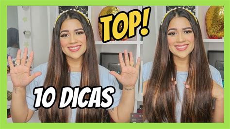 10 dicas para ter um cabelo GRANDE e SAUDÁVEL YouTube