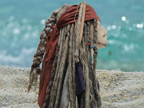 Grey Hair Old Jack Sparrow Wig Screen Accurate Hand Made Etsy