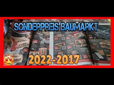 Sonderpreis Baumarkt Feuerwerk Prospekt Und Als Vergleich