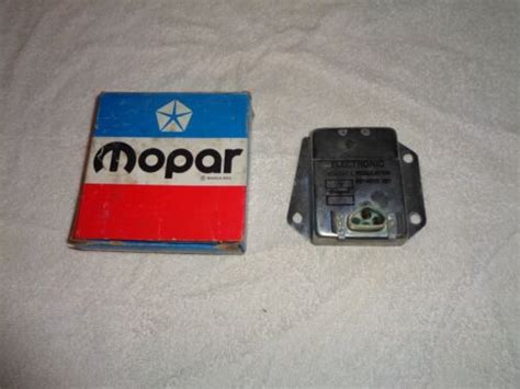 Nos Mopar Late 1970 S Voltage Regulator Ebay