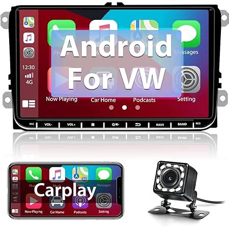 Hikity Zoll Touchscreen Android Autoradio F R Vw Golf Golf Passat