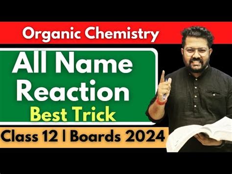 Class Chemistry All Name Reaction In One Shot Best Trick For