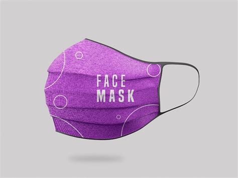 Premium Psd Face Mask Mockup