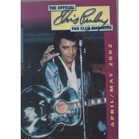 Official Fan Club By Elvis Presley Magazine With J8000 Ref 127074409