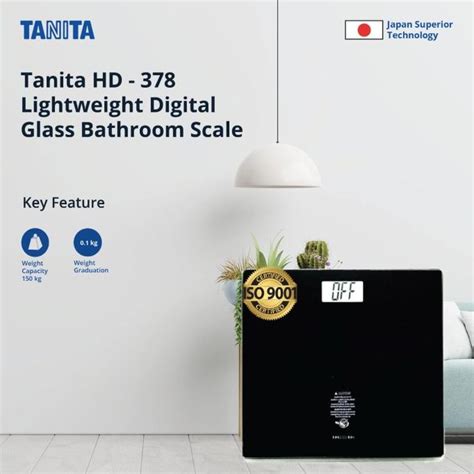 Jual Tanita Timbangan Badan Digital Hd Digital Scale Black