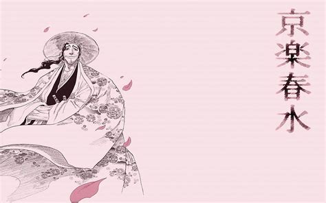 Bleach Flower Petals Shunsui Kyoraku Shunsui Ky Raku Hd Wallpaper Pxfuel