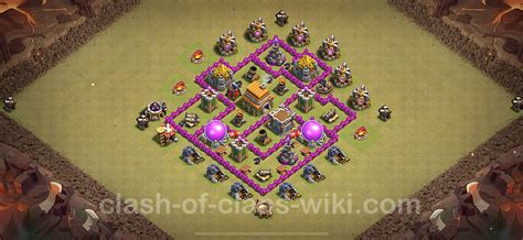 Best War Base TH6 with Link, Anti Everything, Hybrid 2024 - Town Hall ...