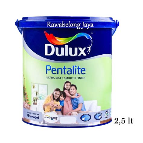 Jual DULUX PENTALITE WARNA STANDAR GALON CAT INTERIOR 2 5 LT Shopee