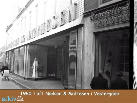 Arkiv Dk Toft Nielsen Og Matthesens Forretning I Vestergade Lemvig 1960