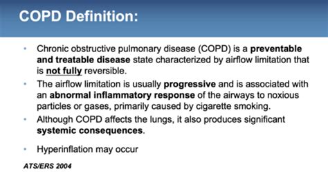 COPD Flashcards Quizlet