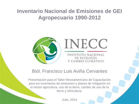 Pdf Inventario Nacional De Emisiones De Gei Agropecuario