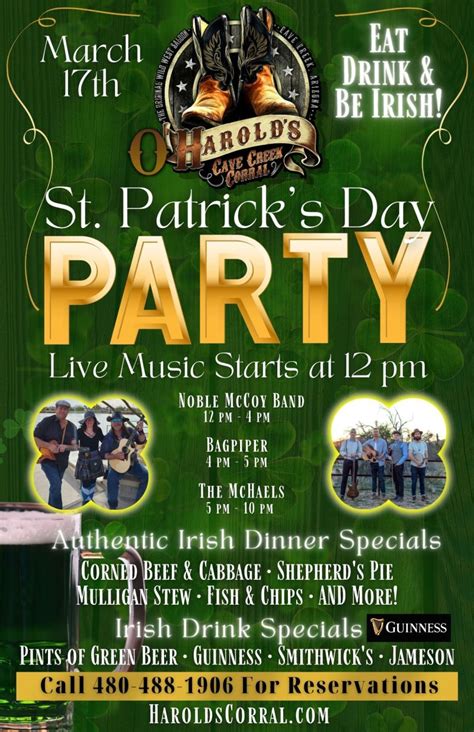 O Harold S St Patrick S Day PARTY Harold S Cave Creek Corral