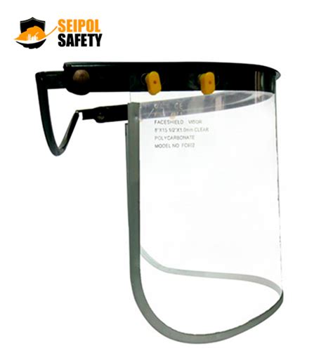 Visor Claro Con Filo De Aluminio Clute Seipol Safety