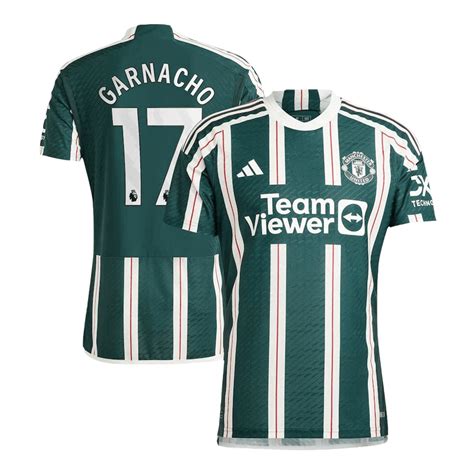 Garnacho Manchester United Away Authentic Soccer Jersey