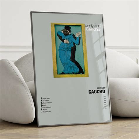 Steely Dan Gaucho Album Cover Poster Wall Art, Steely Dan, Gaucho - Etsy