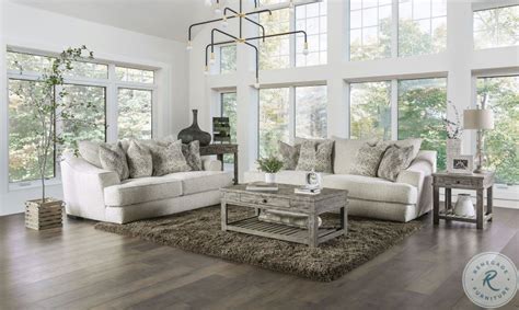 Moorpark Off White Living Room Set From Furniture Of America Coleman Furniture