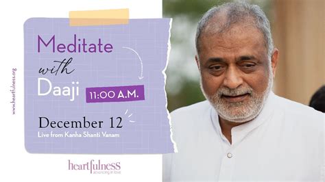 Live Meditation Session With Daaji Every Sunday 11 00 AM IST