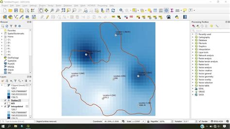 Spatial Interpolation Idw Using Qgis Youtube Hot Sex Picture