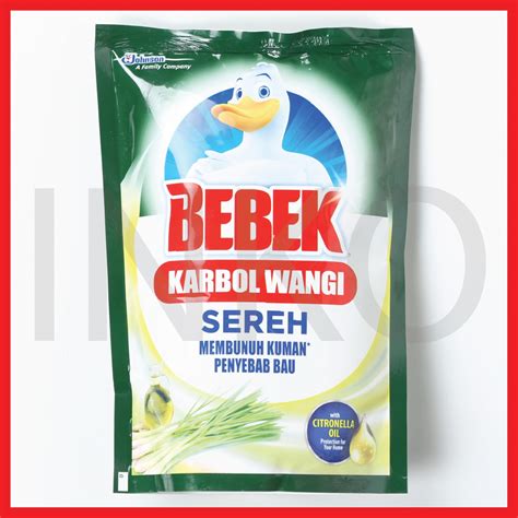 Jual BEBEK KARBOL WANGI SEREH MEMBUNUH KUMAN CITRONELLA OIL 450ML