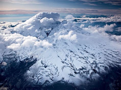 Iliamna Volcano, Alaska. Photo by Michael Melford - Beautiful places ...