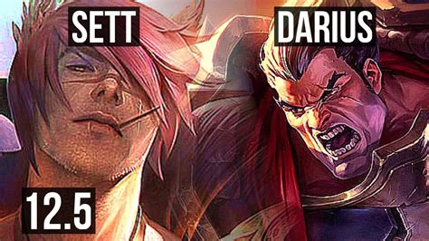 SETT Vs DARIUS TOP 9 Solo Kills Rank 7 Sett 400 Games 800K