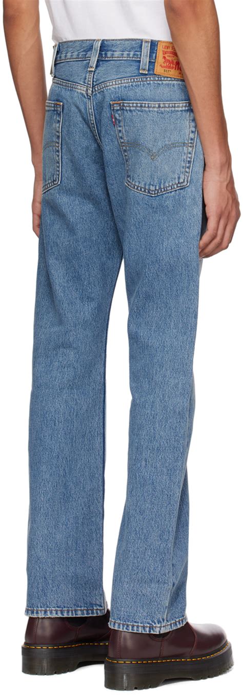 Levis Blue 517 Bootcut Jeans Levis Red