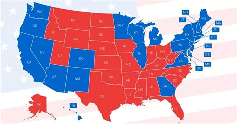 Map Shows The Results Of The Us Election How Will Compare