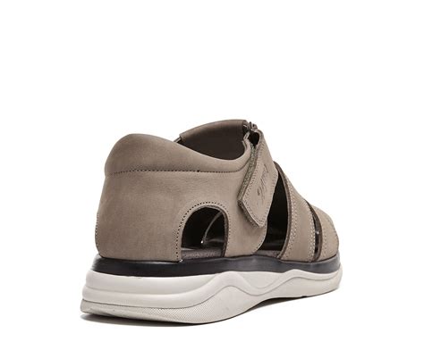 Sandalia Piel Nobuck Cierre Velcro Taupe 11121 24HRS