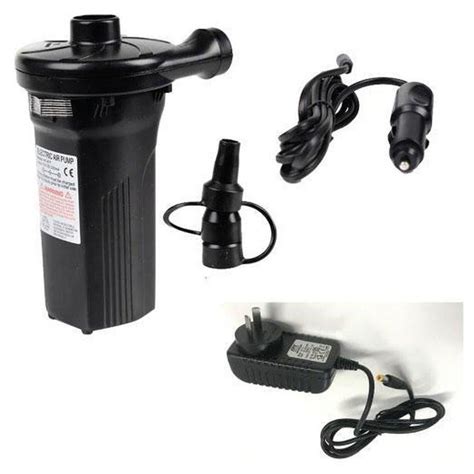 Electric Air Pump Rechargeable Inflator Deflator Ac Dc Car Lighter Au Plug Big W