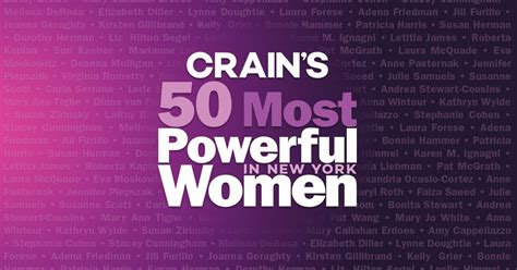 Announcing The 2019 Most Powerful Women Crains New York Business