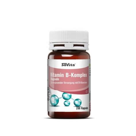 Sovita Ascopharm Vitamin B Komplex 200 Kapseln B1 B2 B6 B12 Niacin