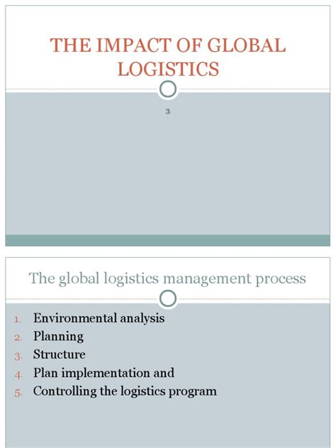 Strategies For Developing An Effective Global Logistics Strategy