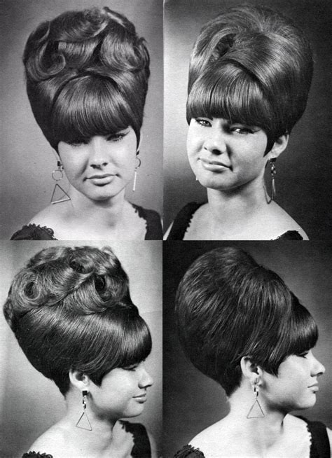 Now This Is A Beehive My Mom Going To Haussners Bouffant Hair 1960 Hairstyles Beehive