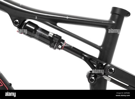 Specialized Rockshox Rear Brain Shock On White Background Stock Photo