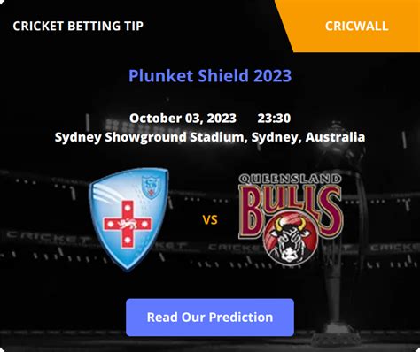 New South Wales VS Queensland Match Prediction 03 October 2023 - Cricwall