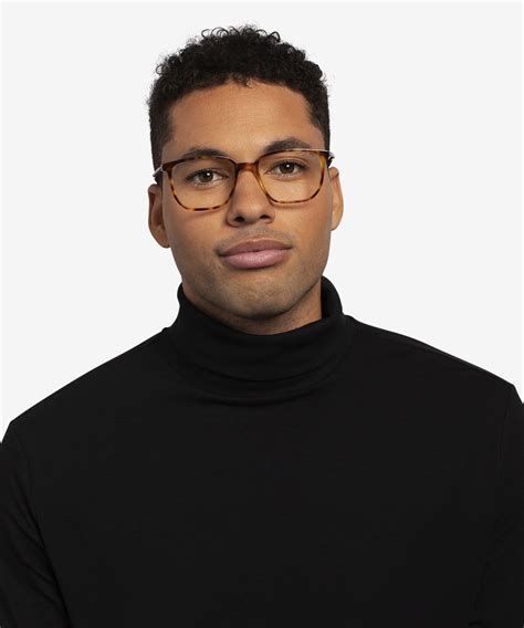 Pattern Rectangle Tortoise Glasses For Men Eyebuydirect