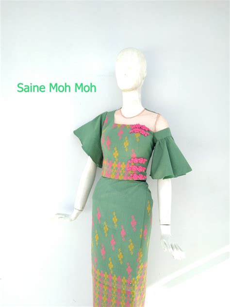 Pin By Designer Saine Moh Moh On Saine Moh Moh Fashion And Designs Myanmar Dress Design