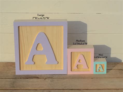 Wooden Letter Blocks