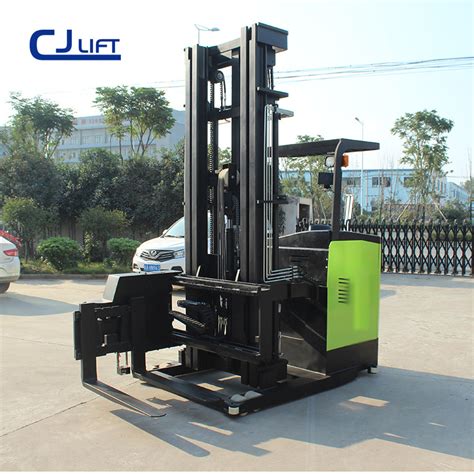 Way Forklift Ton Way Narrow Aisle Forklift Pallet Stacker Kgs