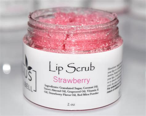 Strawberry Lip Scrub Haus Of J Bell