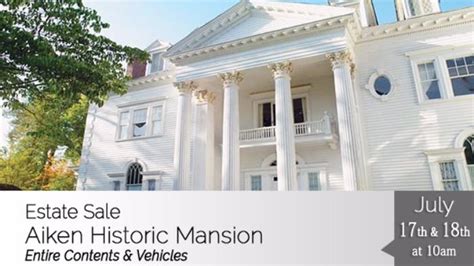 Aiken, SC Historic Mansion ` Entire Contents,... starts on 7/17/2015