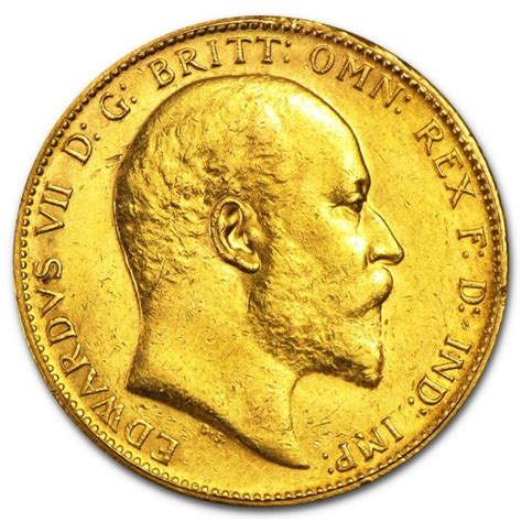 Gold Sovereign King Edward VII Random Year European Mint