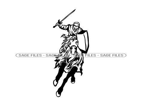 Knight 7 Svg Knight Svg Warrior Svg Knight Clipart Knight Files For