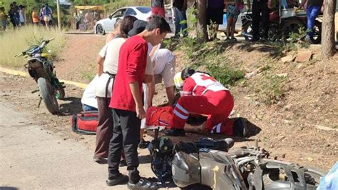 Choque Entre Dos Motocicletas Deja Tres Heridos En La Colonia Flores